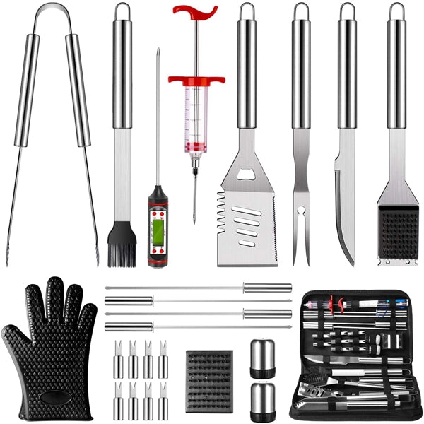 25Pcs Grilling Accessories Bbq Grill Tools Set