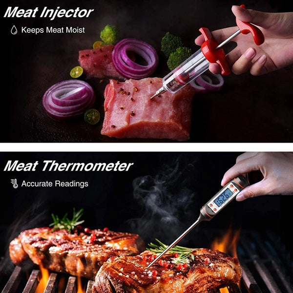 25Pcs Grilling Accessories Bbq Grill Tools Set