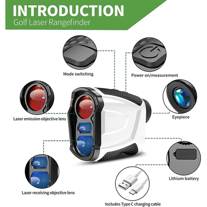 Laser Rangefinder For Golf & Hunting