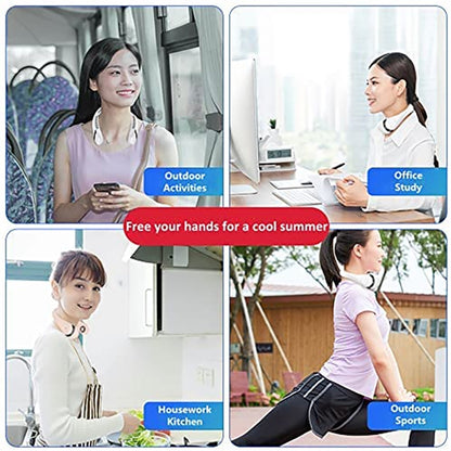 Foldable Leafless Neck Fan