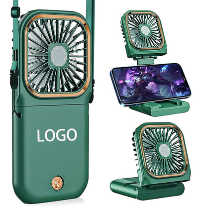 Portable Handheld Necklace Fan