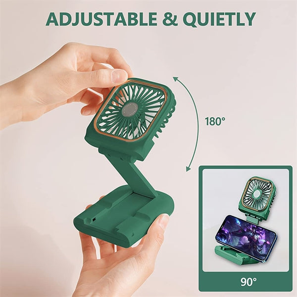 Portable Handheld Necklace Fan