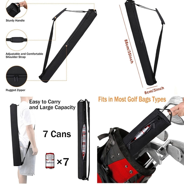 Golf Beer Sleeve Cooler Bag