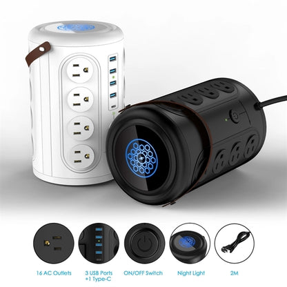 Power Strip Tower Wireless Charger