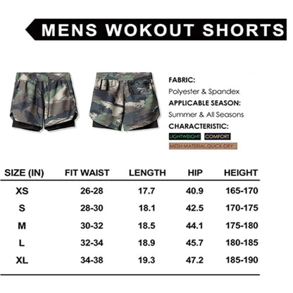 Men'S Gym Workout Shorts