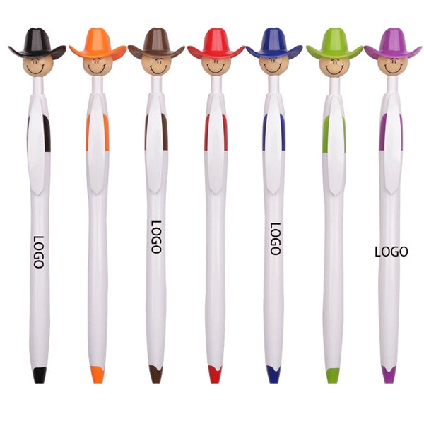Cowboy hat advertising pen