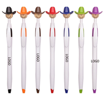 Cowboy hat advertising pen