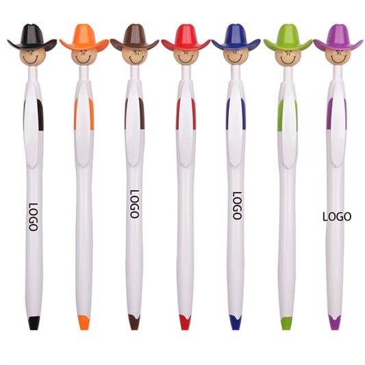 Cowboy hat advertising pen