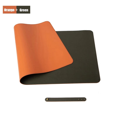 Leather Desk Pad For Keyboard And Mouse