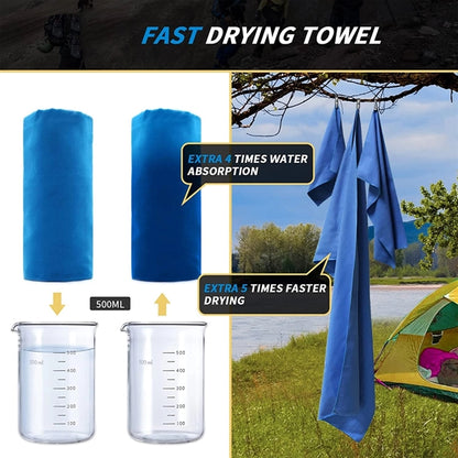 Quick Dry Microfiber Camping Towel 3PCS/set