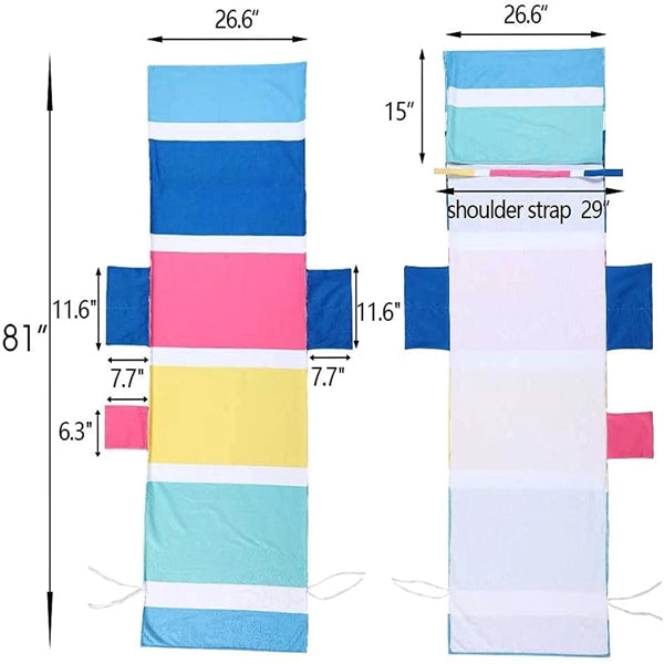 Beach Lounge Chair Towel Cover