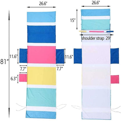 Beach Lounge Chair Towel Cover