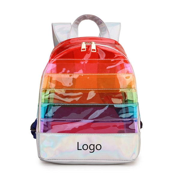 Rainbow Holographic Backpack