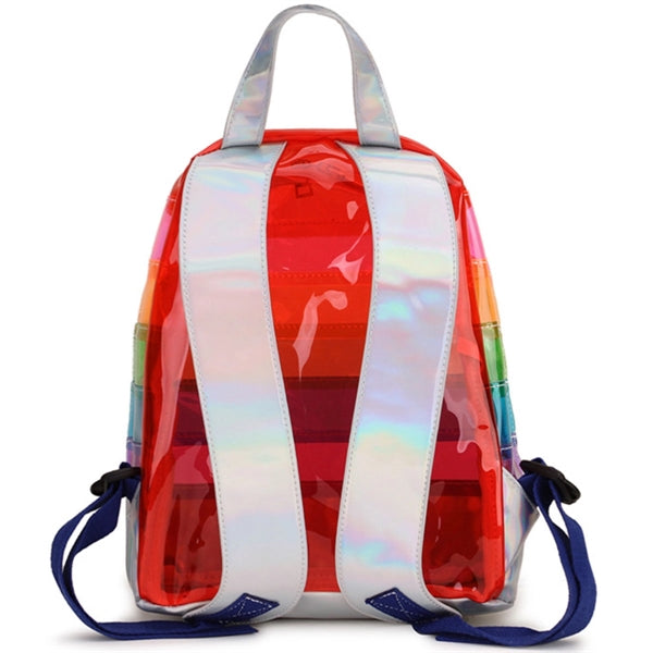 Rainbow Holographic Backpack