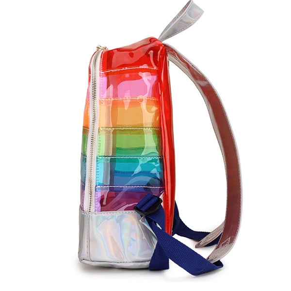 Rainbow Holographic Backpack