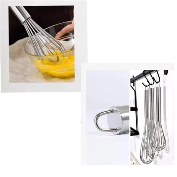 Stainless Steel Manual Egg Beater Whisk