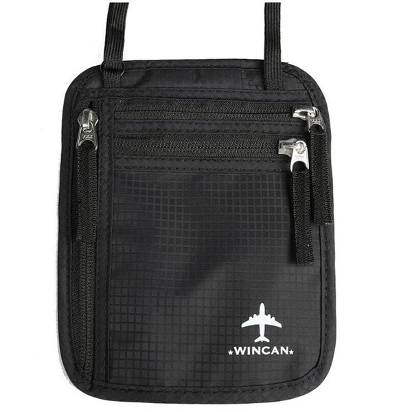 Travel Neck Wallet with RFID Blocking