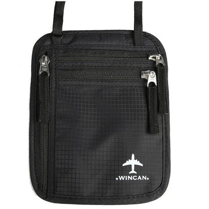 Travel Neck Wallet with RFID Blocking