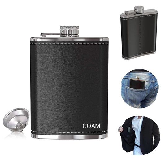 8 Oz Pocket Hip Flask With Funnel