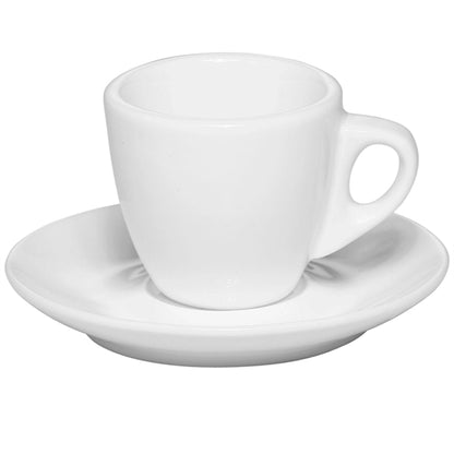 2.5 oz. Porcelain Espresso Cups with Saucer