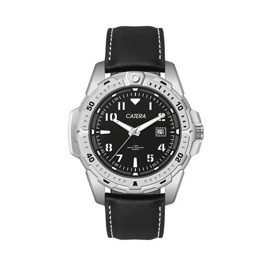 45MM METAL MATTE SILVER CASE, 3 HAND, DTE DISPLAY,...