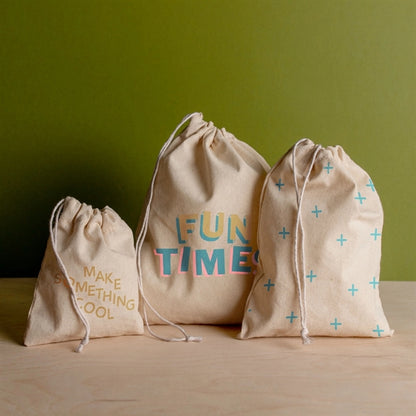 Muslin Goodie Four Shoes Bag