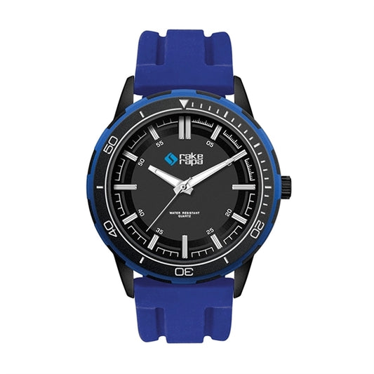 43.5MM METAL BLACK CASE, 3 HAND MVMT, BLACK DIAL, ...