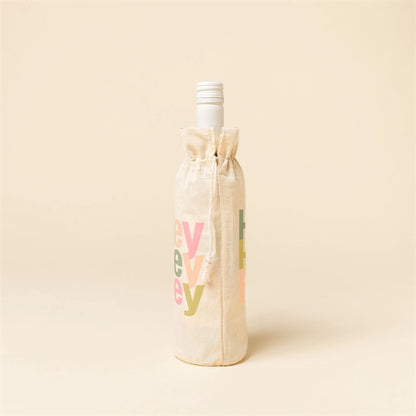 Muslin Wine Tote