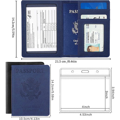 Passport and Vaccine Card Holder