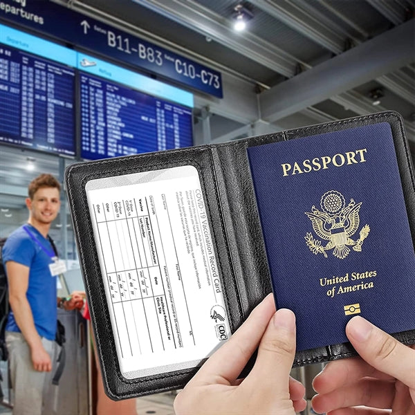 Passport and Vaccine Card Holder