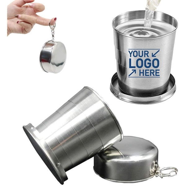 Stainless Steel 240ML Foldable  Cup