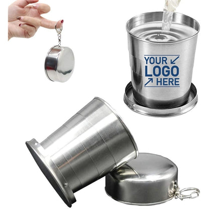 Stainless Steel 240ML Foldable  Cup