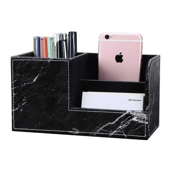 Stationery Storage Box Desk Organizer Pen Holder