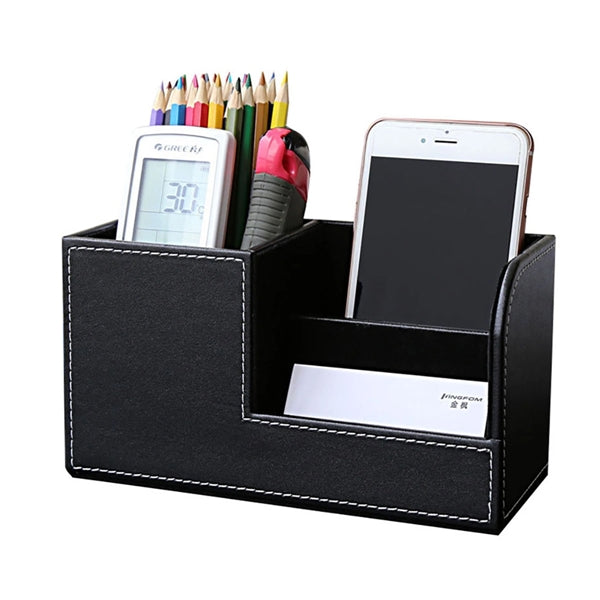 Stationery Storage Box Desk Organizer Pen Holder