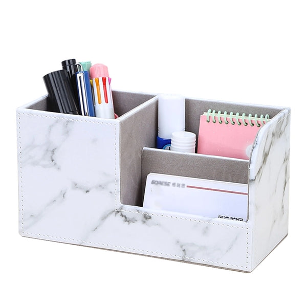 Stationery Storage Box Desk Organizer Pen Holder
