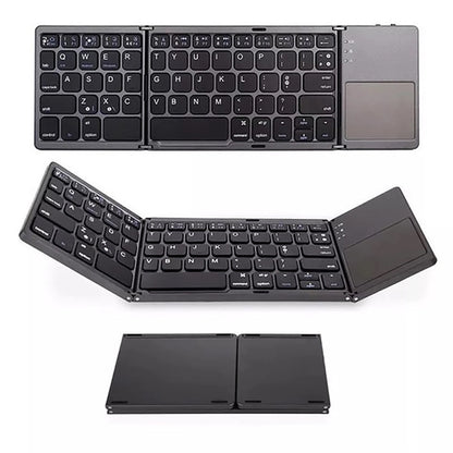 Foldable Bluetooth Wireless Keyboard With Touchpad