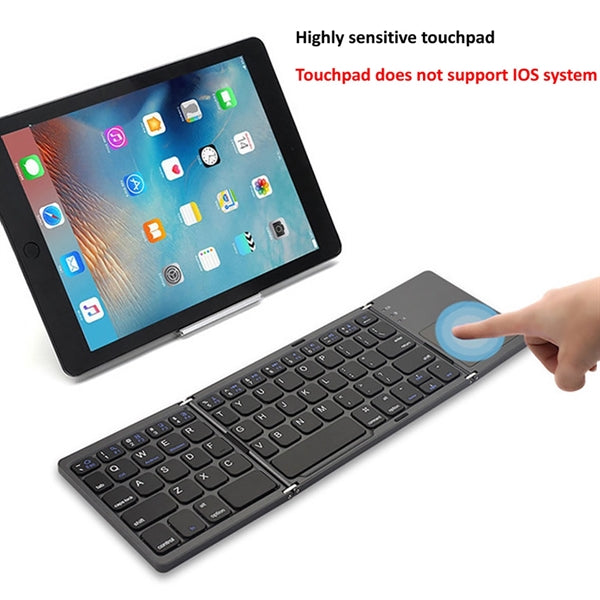 Foldable Bluetooth Wireless Keyboard With Touchpad