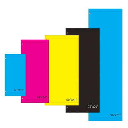 36" x 18" Custom Polyester Avenue Banner - HQ