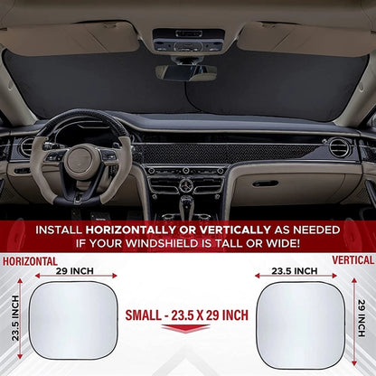 Car Windshield Sunshade 2-Pieces