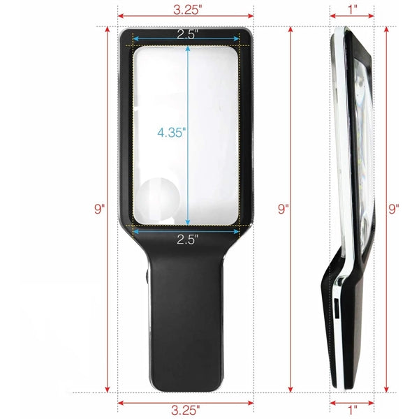 Led Light Portable Magnifying Glass