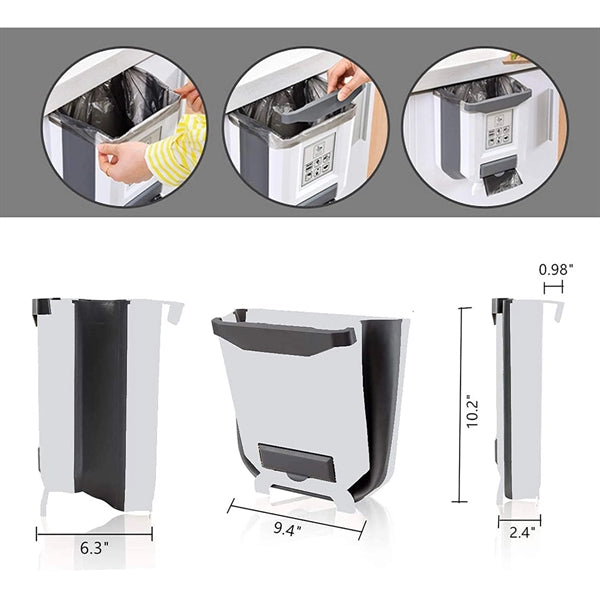 Foldable Hanging Collapsible Waste Bin