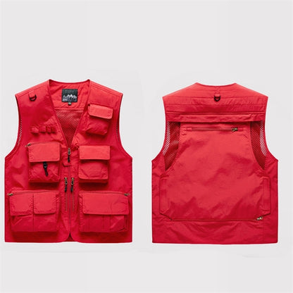 Men Work Cargo Vest