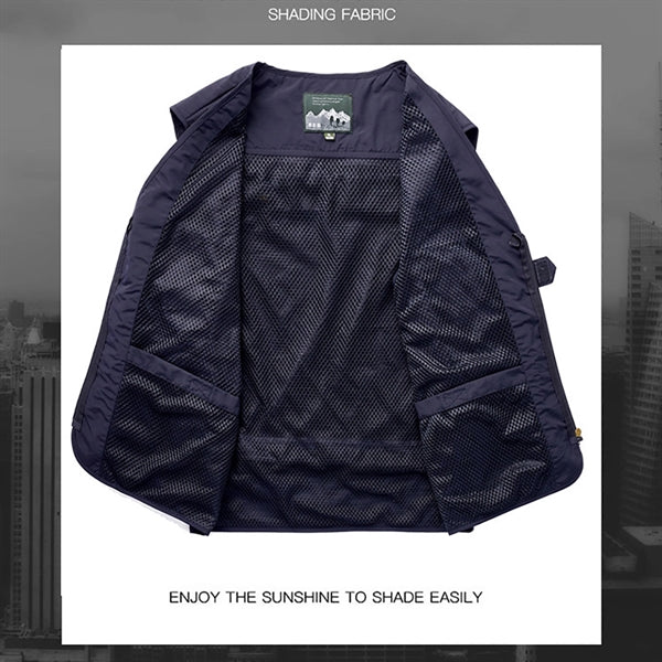 Men Work Cargo Vest