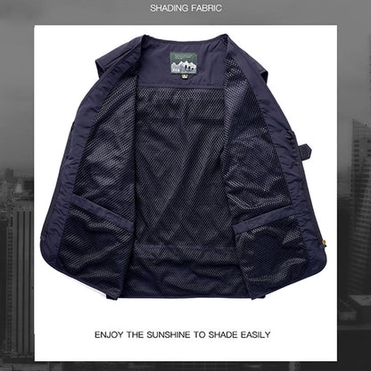 Men Work Cargo Vest