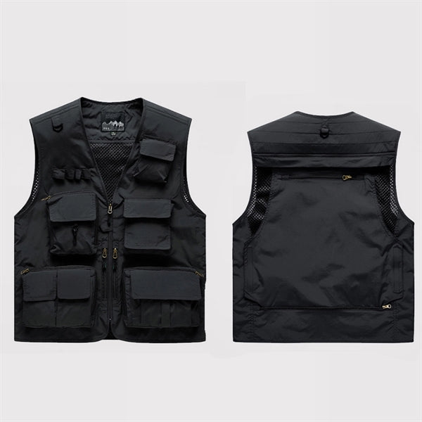 Men Work Cargo Vest