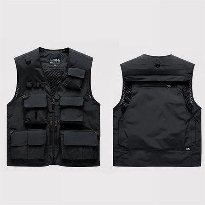 Men Work Cargo Vest