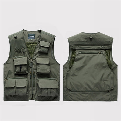 Men Work Cargo Vest