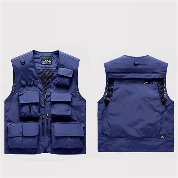 Men Work Cargo Vest