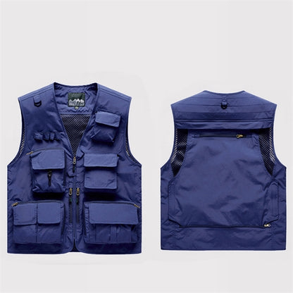 Men Work Cargo Vest