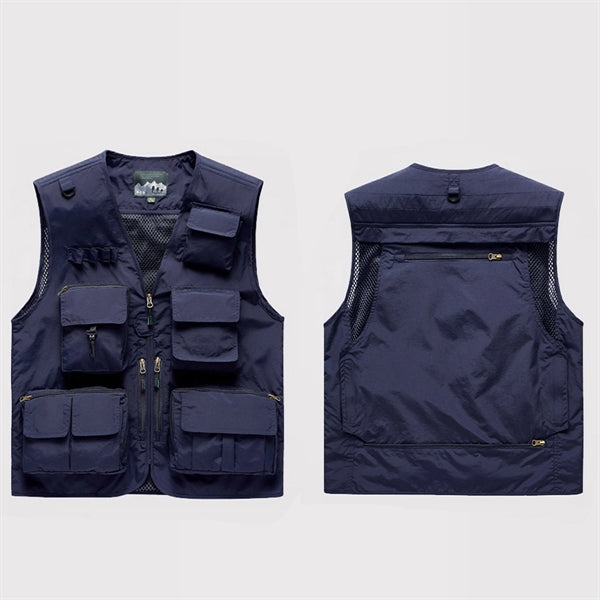 Men Work Cargo Vest